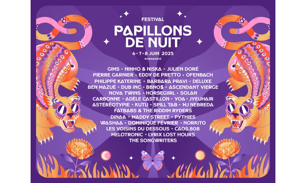 festival Papillons de nuit 2025 : programmation complète, nouveautés et autres infos