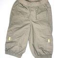 Pantalon polycoton taille 6-9 mois "taupe" H&M