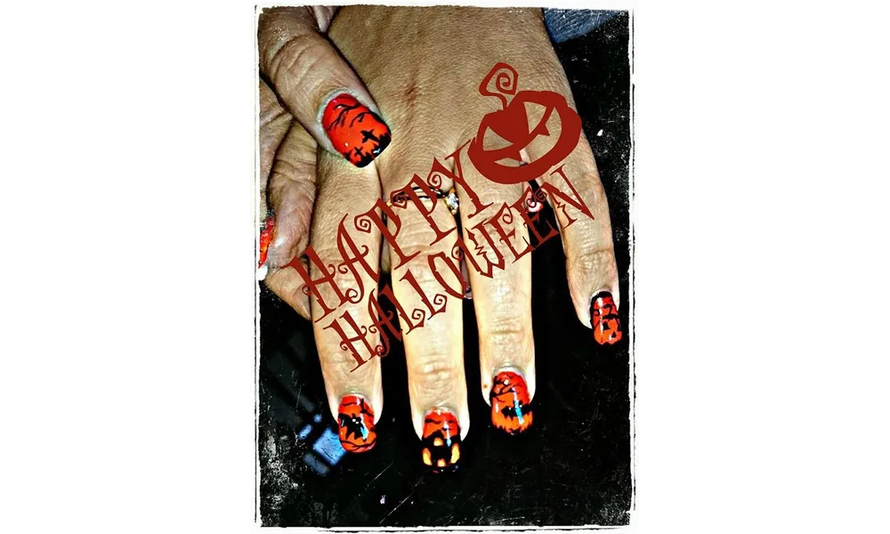 nail art HALLOWEEN