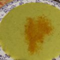 Velouté de poireaux au curcuma