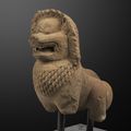 Lion d’échiffre, Art Khmer, ca 12°-13°siècles