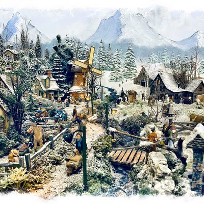 «un Noël comme autrefois, à la campagne »