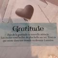 Gratitude...