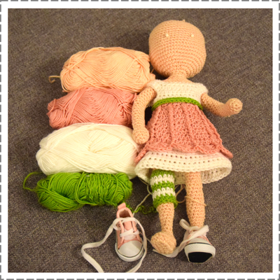 Poupée au crochet #by Thisa