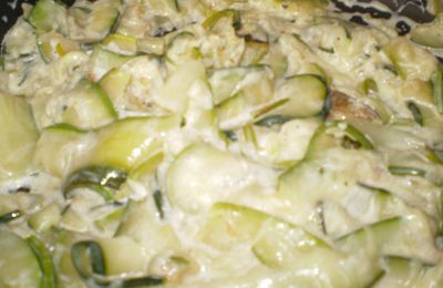 tagliatelles de courgettes