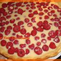 tarte chocolat blanc framboise