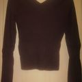 Pull marron taille 1 - 8€