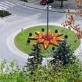 Rond-point à Leoben (Autriche)