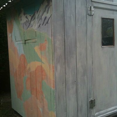Cabane décorée