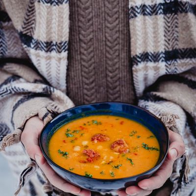 Soupe de patate douce caliente