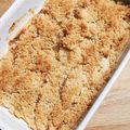 Crumble pommes cannelle