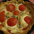 Tarte au chèvre et tomates