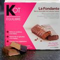 LA FONDANTE - BARRE CHOCOLAT - SAVEUR CHOCOLAT OU NOIX DE COCO - (KOT INNOVATION ET NUTRITION) 4 MISS/5