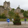 Rond-point à Bricquebec