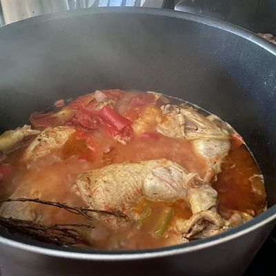 Poulet basquaise à ma façon