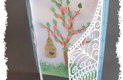 Derrière la grille du jardin