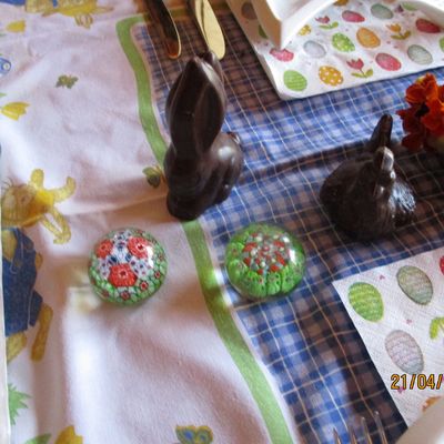 Ma tite table d hier....