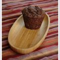 Les muffins au chocolat sans blé, sans lait de Mussy