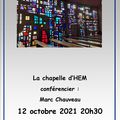 Conférences histoire de l'art : la chapelle d'Hem