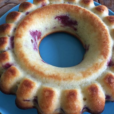 Moelleux chocolat blanc et framboises