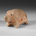 Domesticated Pig Figurine, Majiabang Culture (6000 BCE)