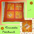 coussin patchwork léa