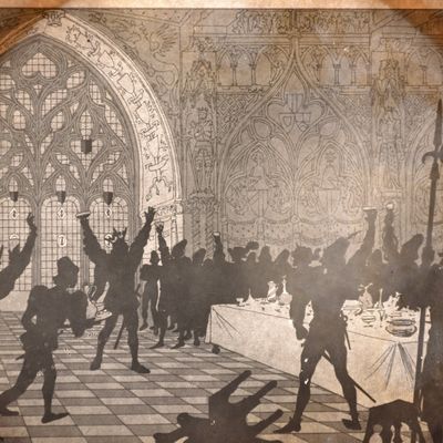 exposition d'ombres art du Cabaret le Chat Noir, Projections pour Spectacle d’ombres peintes de Henri Rivière, théâtre d'ombres