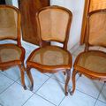 Chaises "Louis XV"