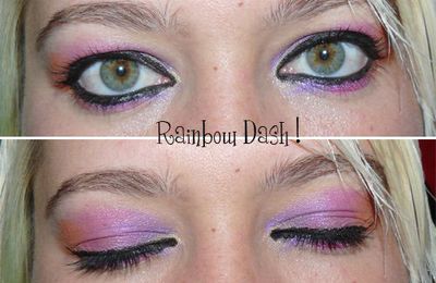 l3n0r3'z Daily MakeUp : Rainbow Dash!