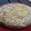 le gâteau d'amandes aux pignons