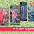 Atelier couture - foulard 4 carrés 