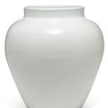 A white-glazed baluster jar, Ming dynasty, 15th-16th century