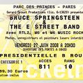 Concert Bruce Springsteen Paris 27 06 2008