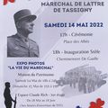 COMMÉMORATION DU 70ème ANNIVERSAIRE DE LA MORT DU MARÉCHAL DE LATTRE DE TASSIGNY