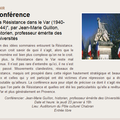 Conférence : "La Résistance dans le Var (1940-1944)"