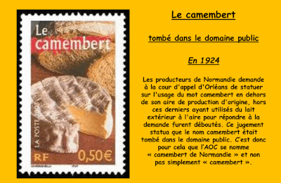 le camembert, en 1924