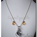 Collier pendentif baroque