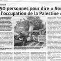 Participation de Palestine-Amitié à la manifestation du 19 mai à Besançon