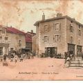 Arinthod, place de la poste 1907 