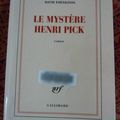 Le mystère Henri Pick