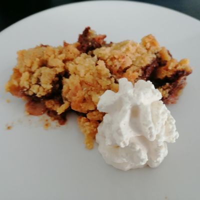 crumble banane chocolat 