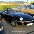 La Triumph spitfire Mk 1500 convertible (1974-1980)(Rencard Burger king avril 2011)