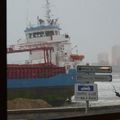 14 Cargo artemis sur la plage des sables d'olonnes