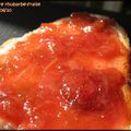 Confiture fraise-rhubarbe