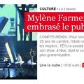 [ Mylène Farmer | Tournée 2009 | Compte rendu par Benoit Cachin ]