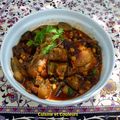 Souris d'agneau aux aubergines fondantes 
