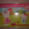 CAHIER A GOMMETTES GOLD REPOSITIONNABLES