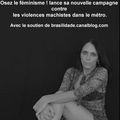 Droits des femmes : Osez le féminisme lance la campagne TakeBackTheMétro