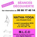 SÉANCES D'ESSAI NOVEMBRE