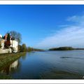 Hier légère décrue de la Loire ....